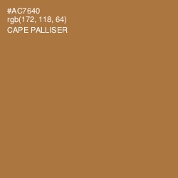#AC7640 - Cape Palliser Color Image
